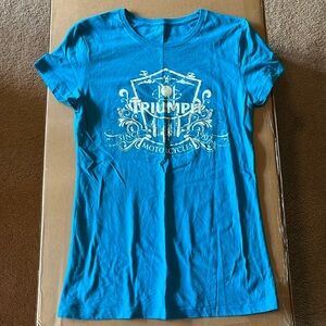 Triumph tshirt bright blue